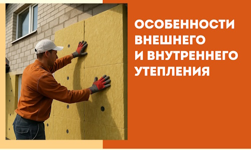 Какие особенности внешнего и внутреннего утепления в Сердобске