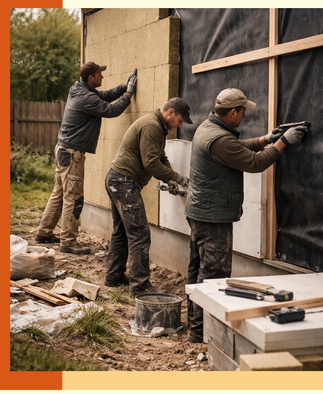 Утепление дачного дома под ключ в Сердобске
