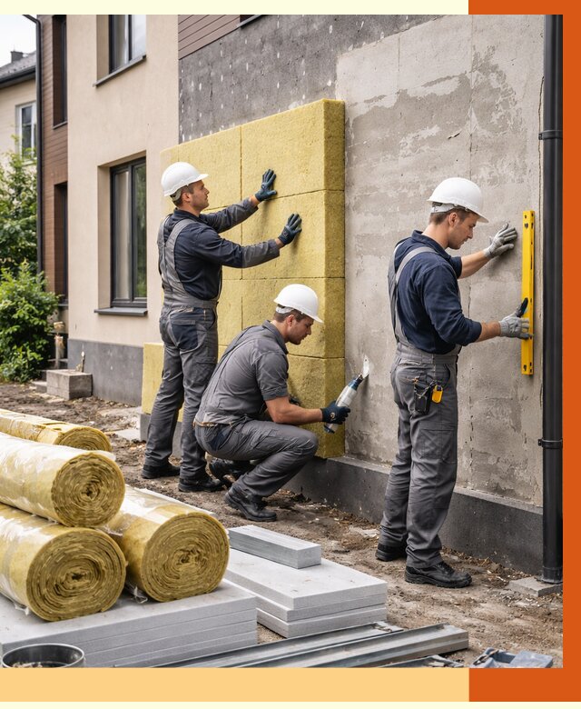 Утепление таунхауса в Сердобске от 7280 руб/м2 — комплекс под ключ | ТепломастерСрд