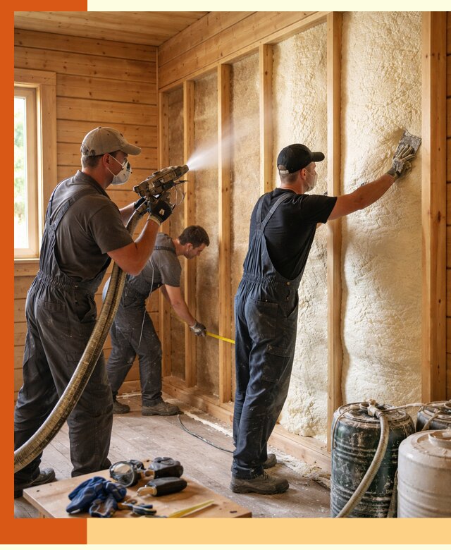 Утепление бани пенополиуретаном (ППУ) в Сердобске