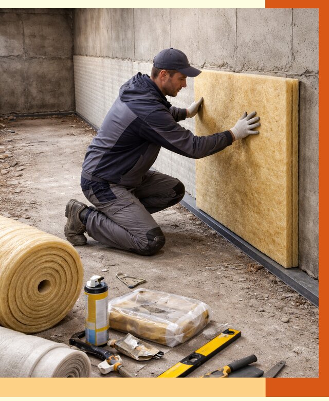 Утепление фундамента изнутри в Сердобске от 4247 руб./м2 — работы под ключ | ТепломастерСрд