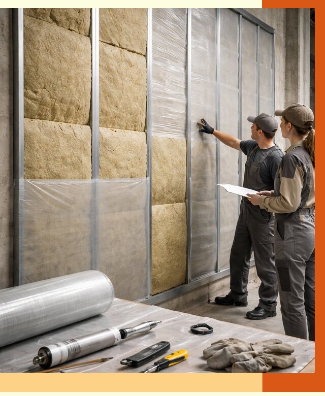 Утепление склада химсырья в Сердобске от 4550 руб. под ключ | ТепломастерСрд