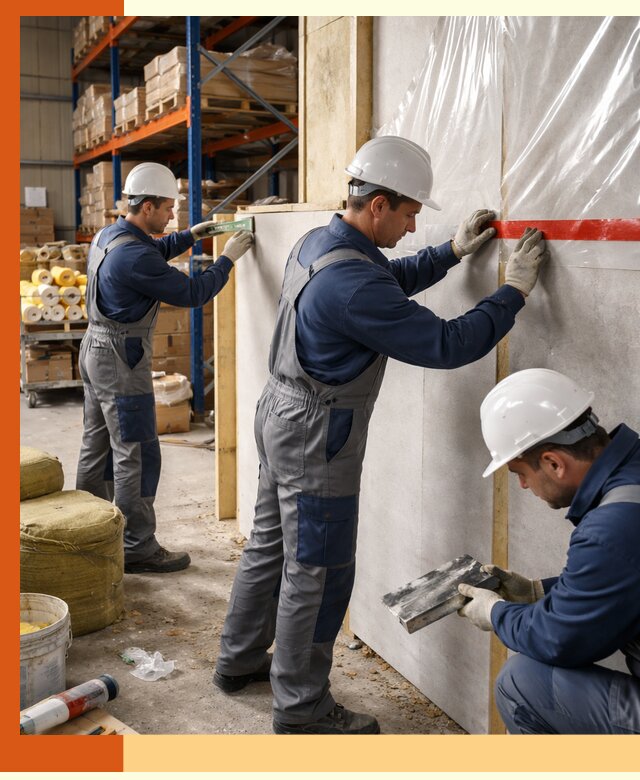 Утепление теплого склада под ключ в Сердобске