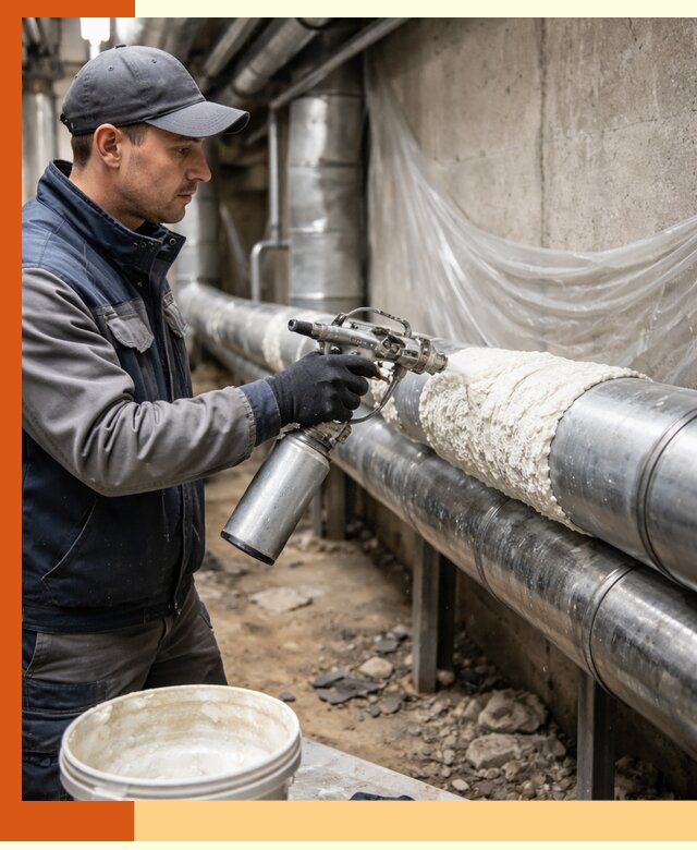 Утепление труб жидкой теплоизоляцией в Сердобске