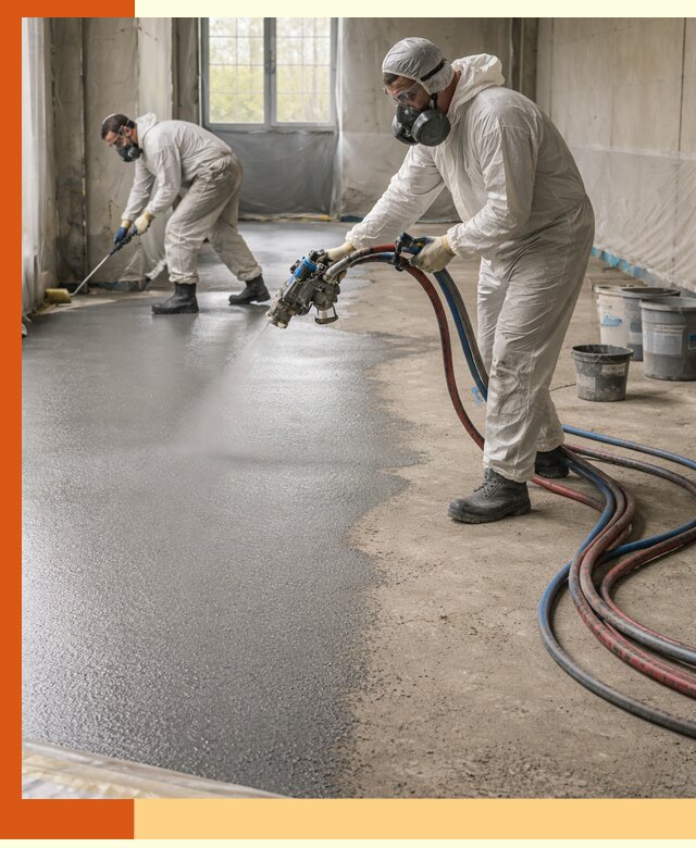 Гидроизоляция полимочевиной полов и конструкций в Сердобске